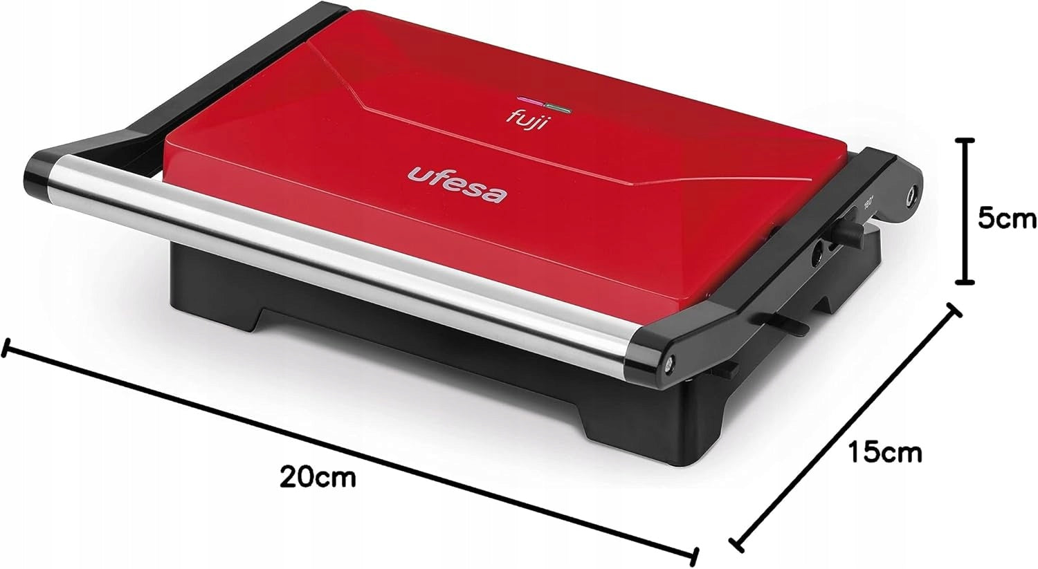ELECTRIC GRILL 1000W PANINI PRESS 180° NON-STICK COLD COATING Power rating 1000 W