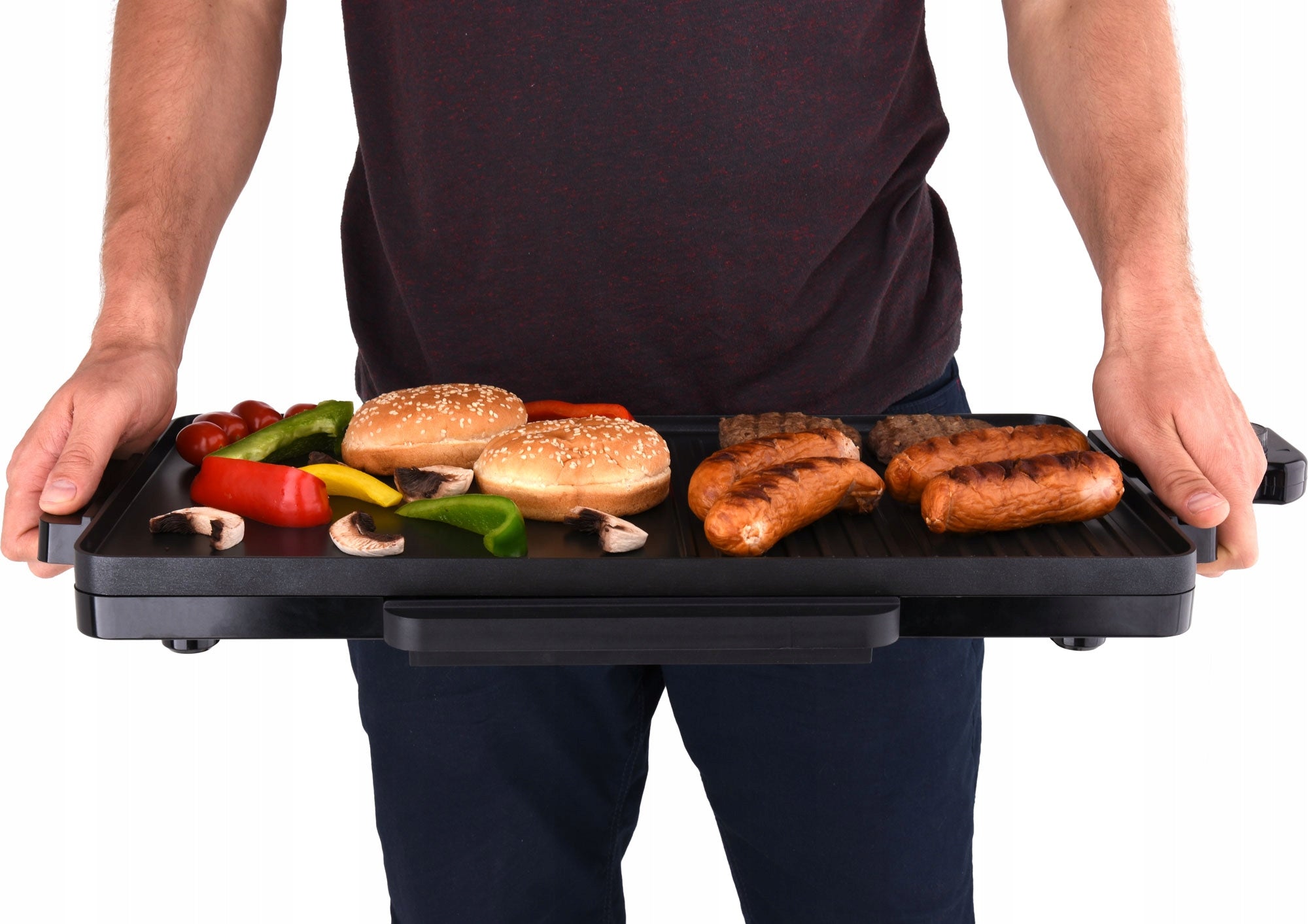 ELECTRIC GRILL 2000W 49x27cm TABLE WITH TEMPERATURE CONTROL LUND Model 67453