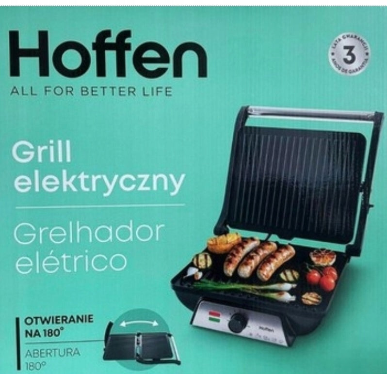 ELECTRIC GRILL 2000W CONTACT HOFFEN EG 4346 PANINI BBQ