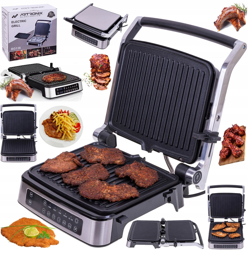 ELECTRIC GRILL 2000W GARDEN TABLE SANDWICH TOASTER PANINI XXL Power rating 2000 W