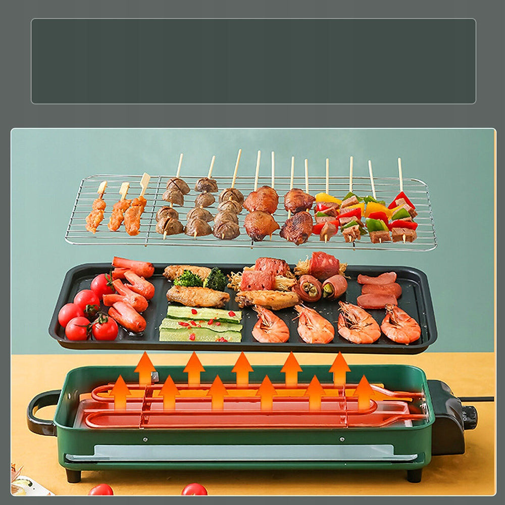 ELECTRIC GRILL 2IN1 STANDING COUNTERTOP TABLE TOP HIGH POWER 1500W PLATE Manufacturer code AREA88