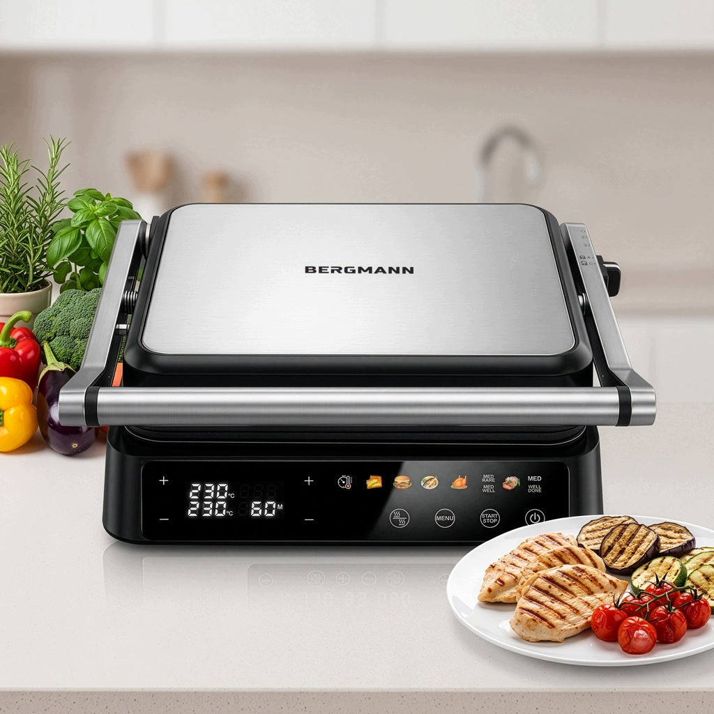 ELECTRIC GRILL BERGMANN 2000W TOASTER OVEN FOLDING 2 THERMOSTATS Manufacturer code MTP008372