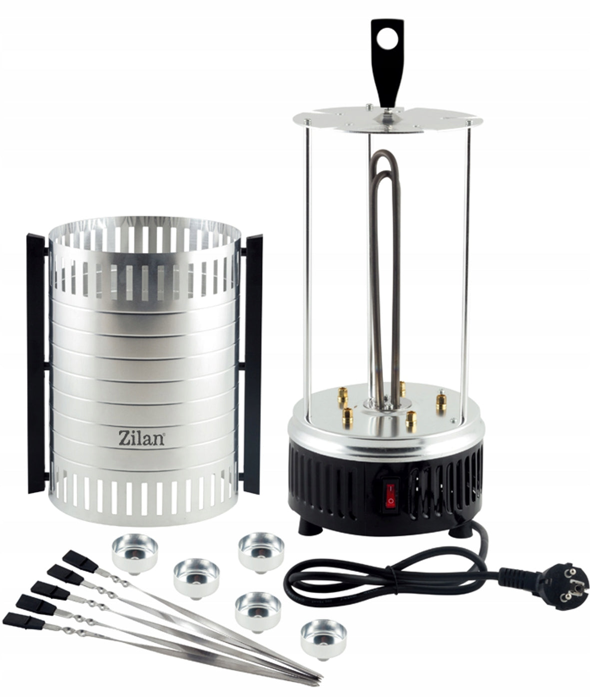 ELECTRIC GRILL CONTACT VERTICAL SKEWERS TOASTER 900W Power rating 900 W