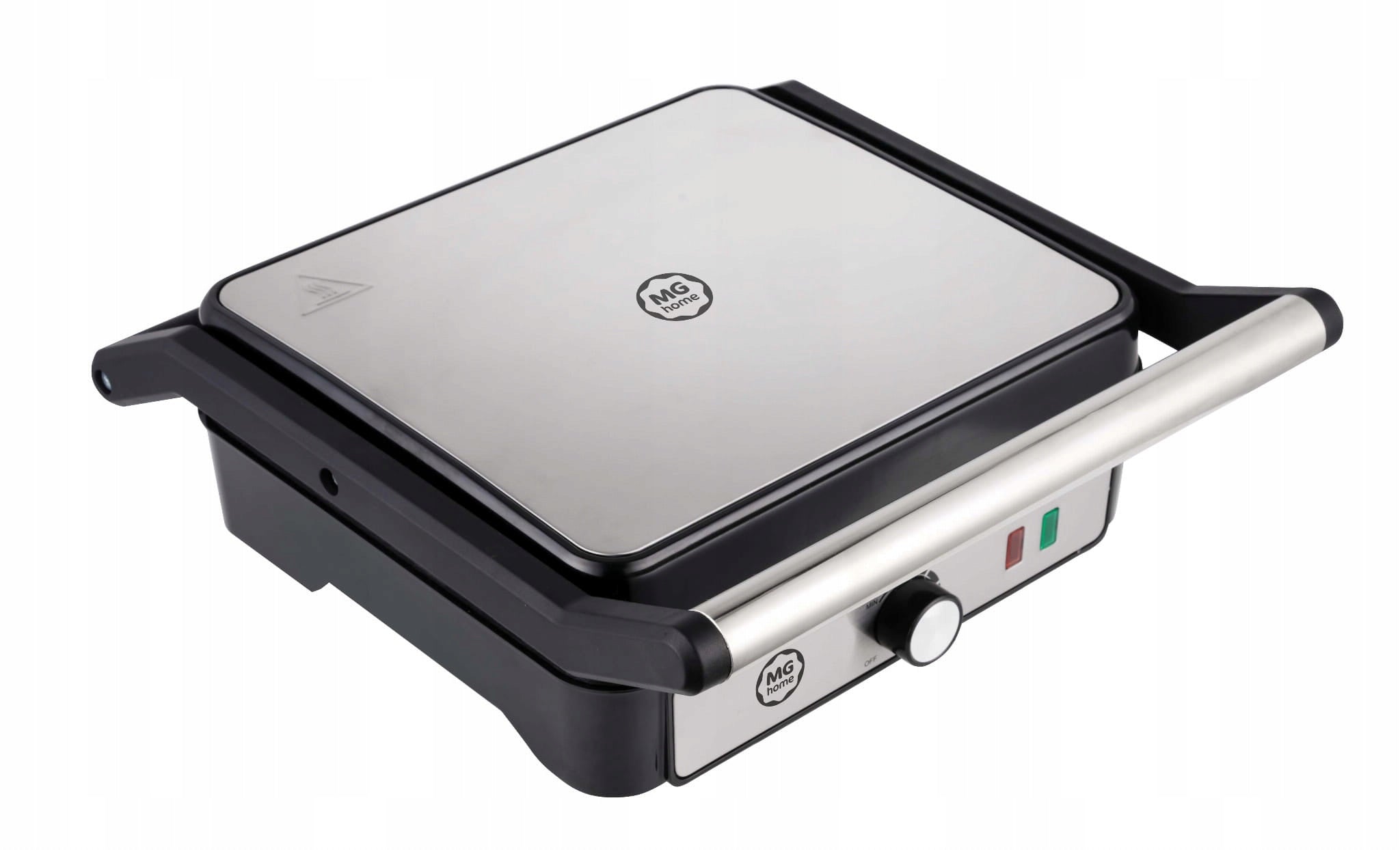 ELECTRIC GRILL PANINI MG HOME 2000W FOR FISH VEGETABLE MEAT FAT TRAY Power rating 2000 W