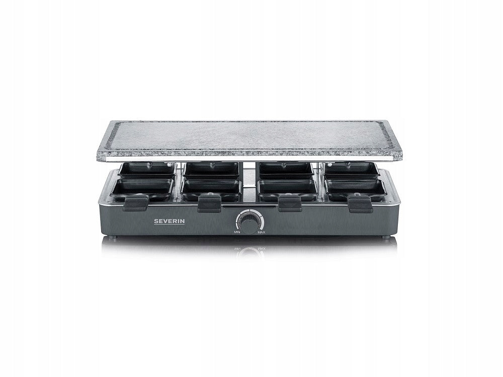 ELECTRIC GRILL RACLETTE CERAMIC STONE 1300W 8 PANS BLACK SEVERIN Power rating 1300 W