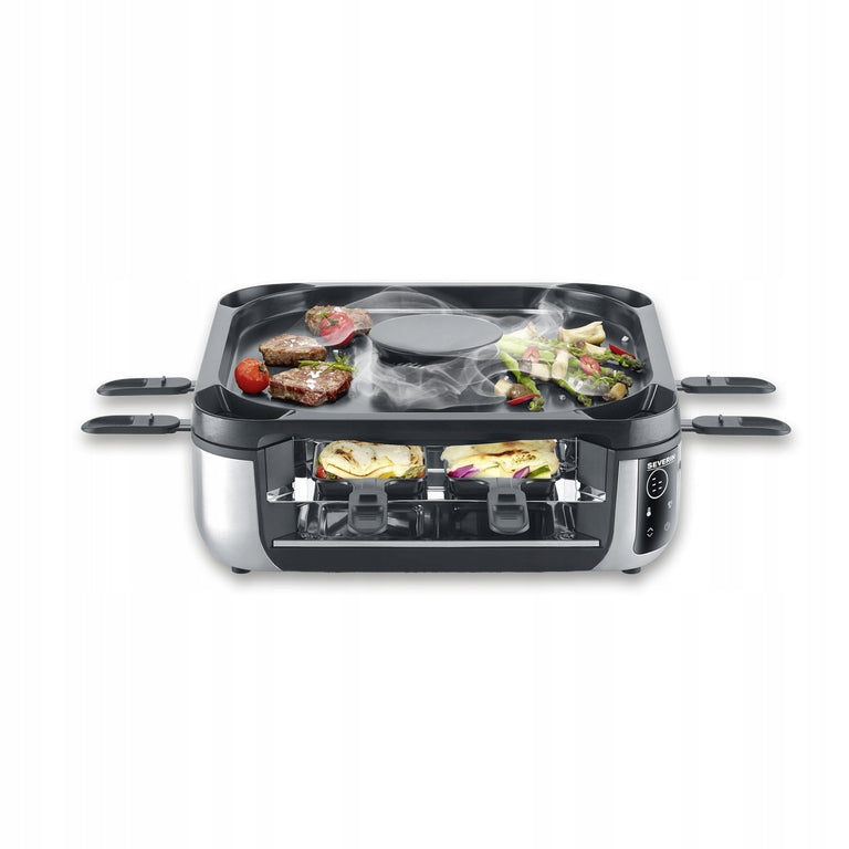 ELECTRIC GRILL RACLETTE SMOKE REDUCTION 1900W 8 PANS SEVENTO RG2379 Manufacturer code 2379