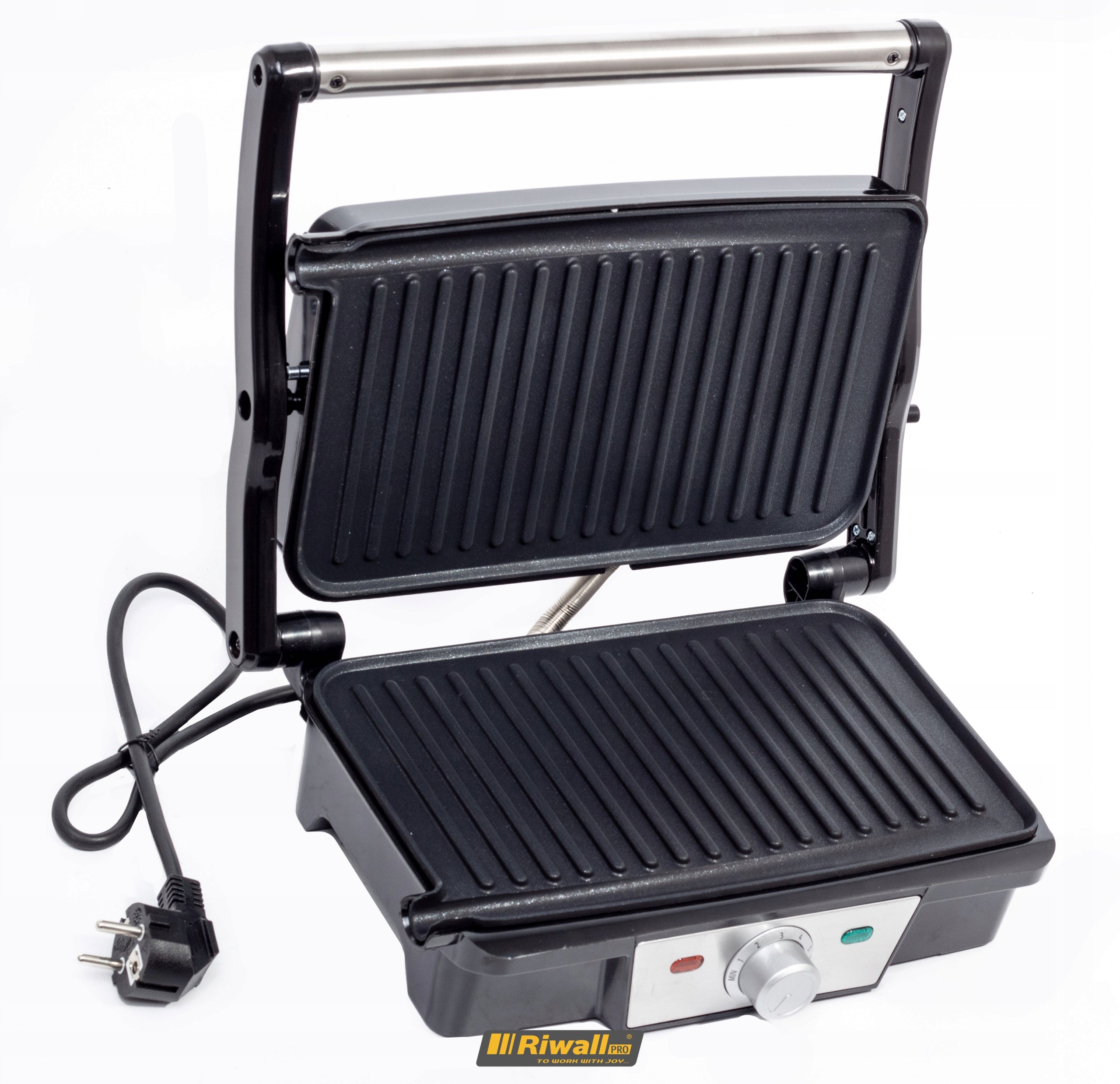 ELECTRIC GRILL SANDWICH TOASTER PANIN FOLDING TOASTER RIWALL RGR-01 Brand Riwall