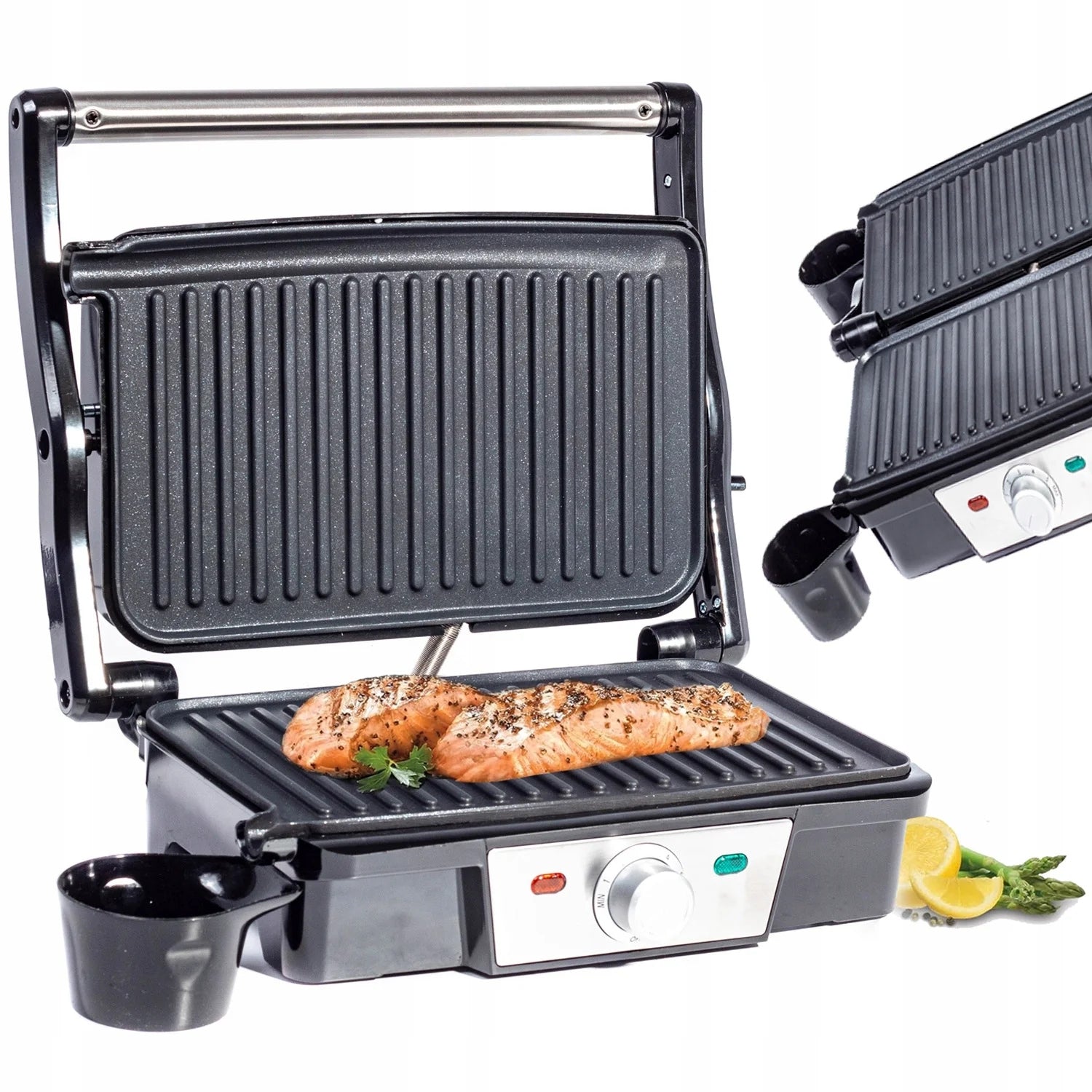 ELECTRIC GRILL SANDWICH TOASTER PANIN FOLDING TOASTER RIWALL RGR-01