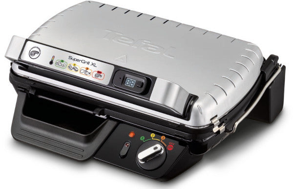 ELECTRIC GRILL TEFAL GC461B 34 SILVER/GREY 2400 IN FOLDING TIMER XXL Packaging status original