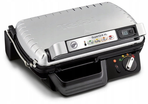 ELECTRIC GRILL TEFAL GC461B 34 SILVER/GREY 2400 IN FOLDING TIMER XXL Power rating 2400 W