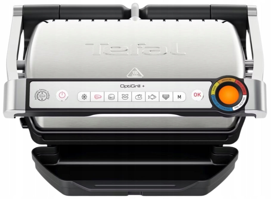ELECTRIC GRILL TEFAL OPTIGRILL+ GC717D10 CONTACT 2000W SILVER-GRAY Packaging status original