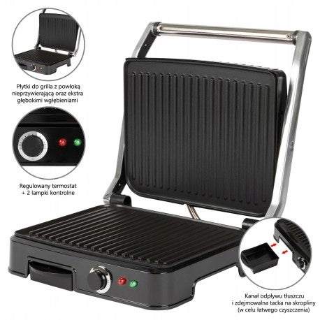 ELECTRIC GRILL TOASTER FOLDING CLATRONIC KG 3 Brand Clatronic