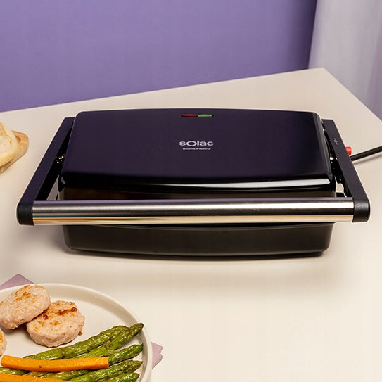 ELECTRIC GRILL TOASTER PANINI FOLDING Solac Buona Piadina 2in1 1500W Product depth 30 cm