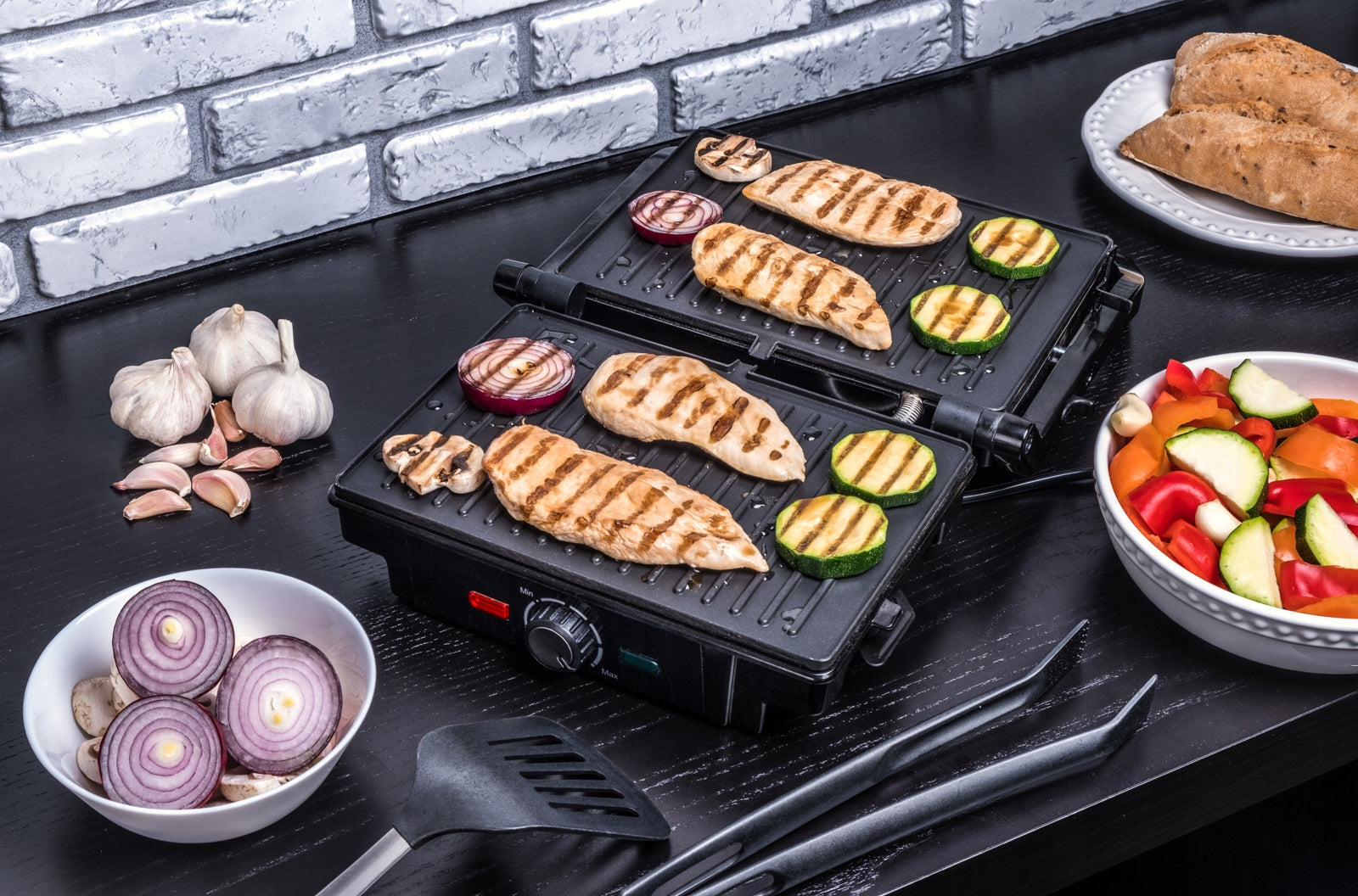 ELECTRIC GRILL TOASTER TABLE FOLDING PANINI STRONG 1600W Brand no brand