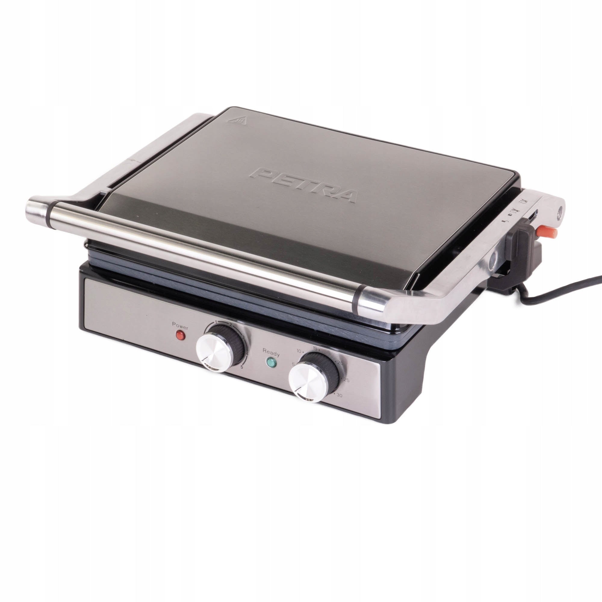 ELECTRIC GRILL WITH TEMPERATURE CONTROL PETRA 29X23 CM WITH TIMER 2000 W