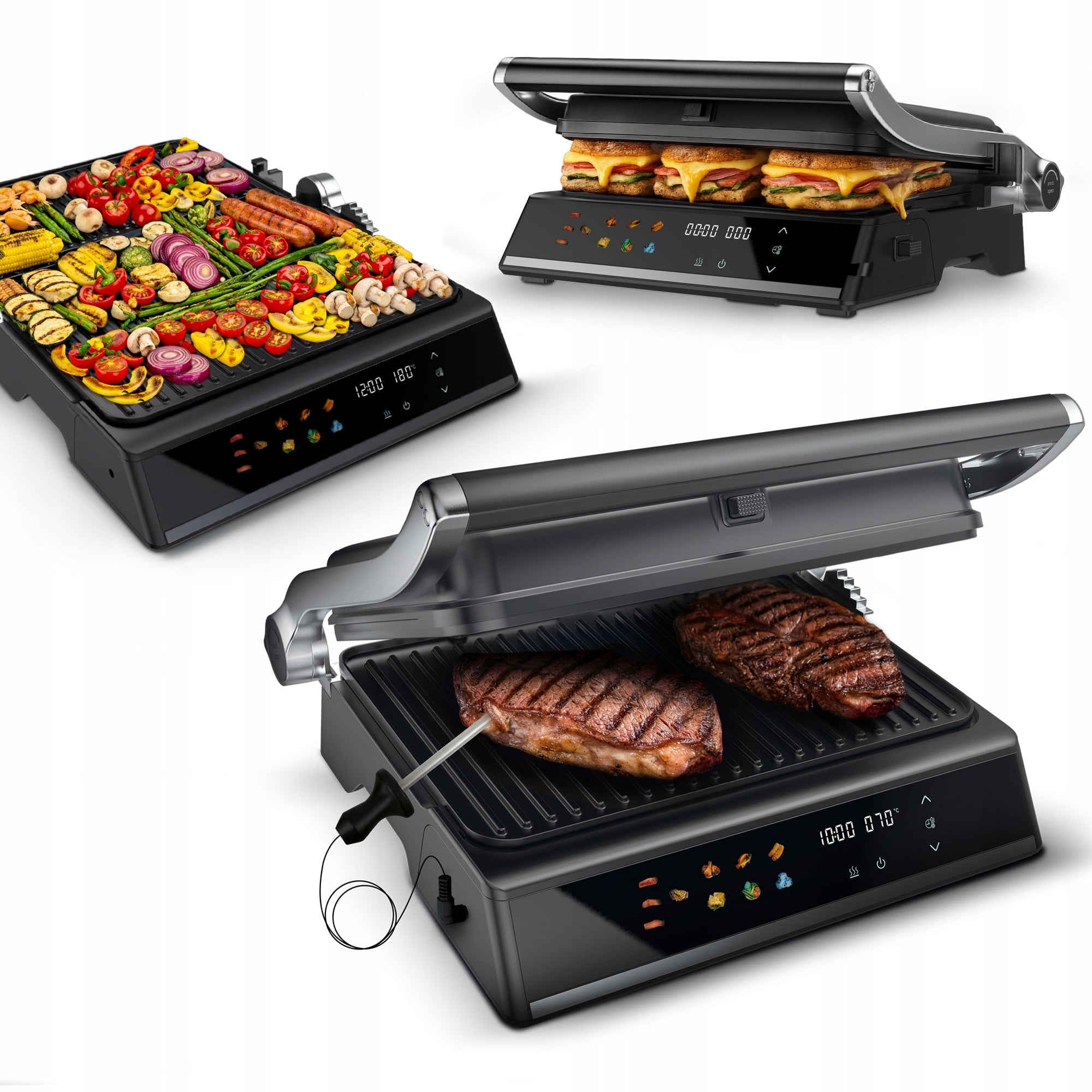 ELECTRIC GRILL XBLITZ MAX-T FOLDING TOASTER OVEN FOR PANINI TOASTER 2000W