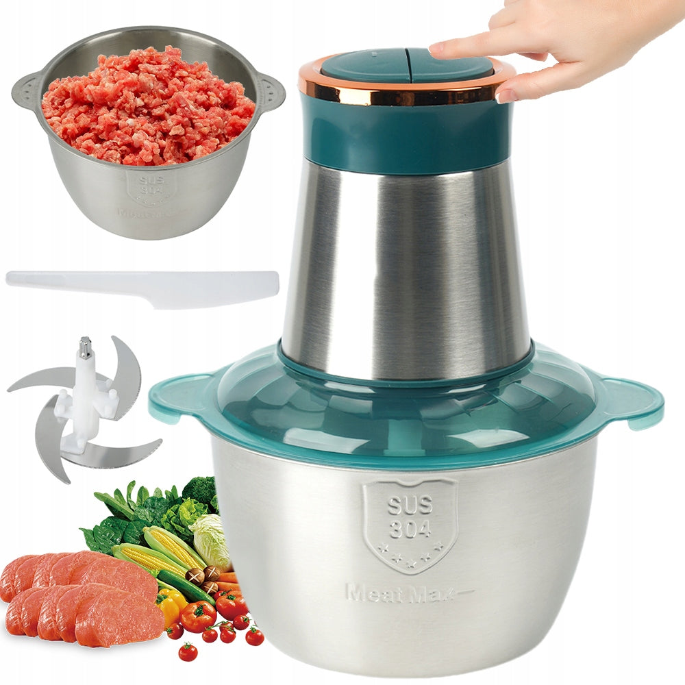 ELECTRIC GRINDER 300W 2 SPEEDS FOR GARLIC GINGER VEGETABLE FRUIT