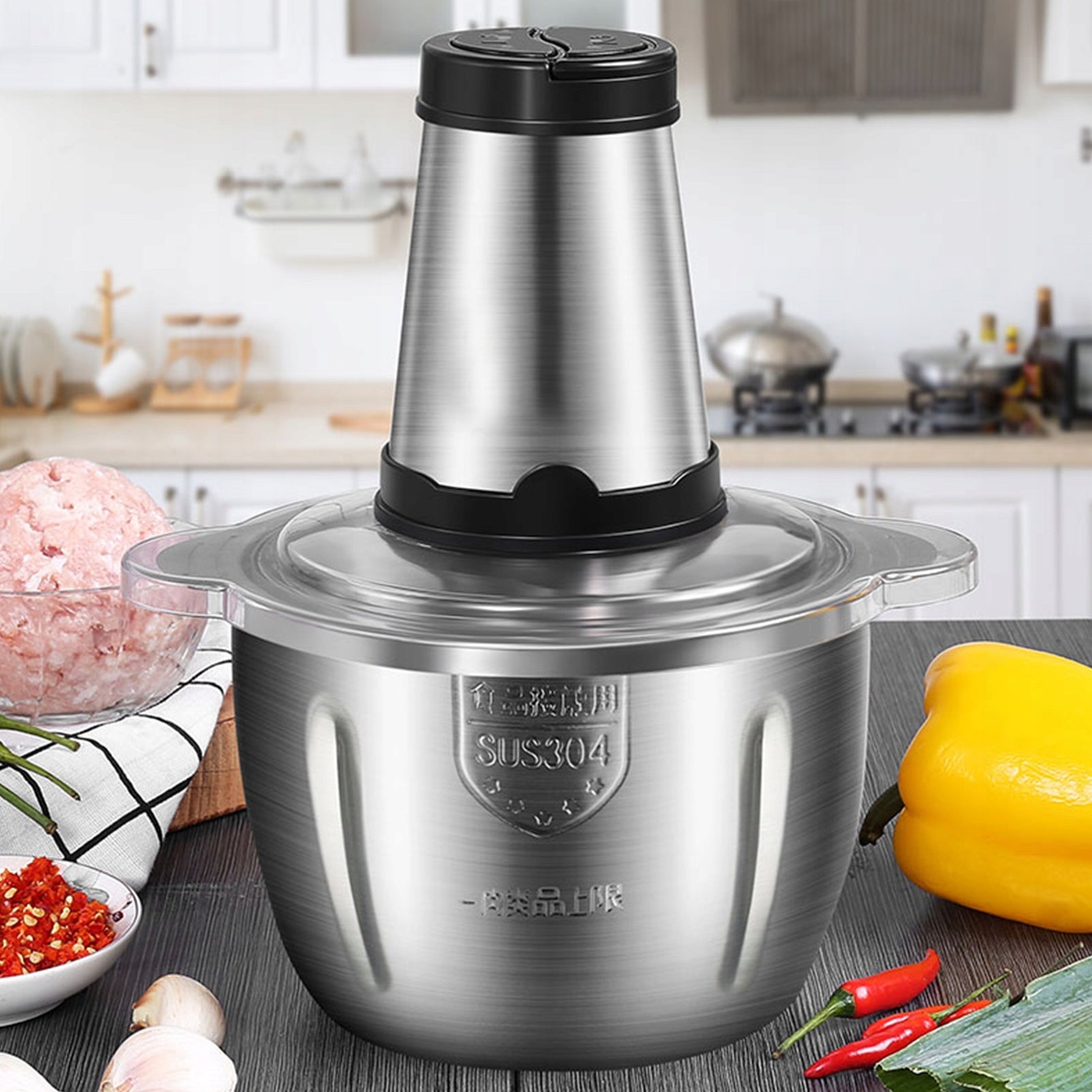ELECTRIC GRINDER FOR MEAT, VEGETABLES AND FRUITS Manufacturer code 3831127517341