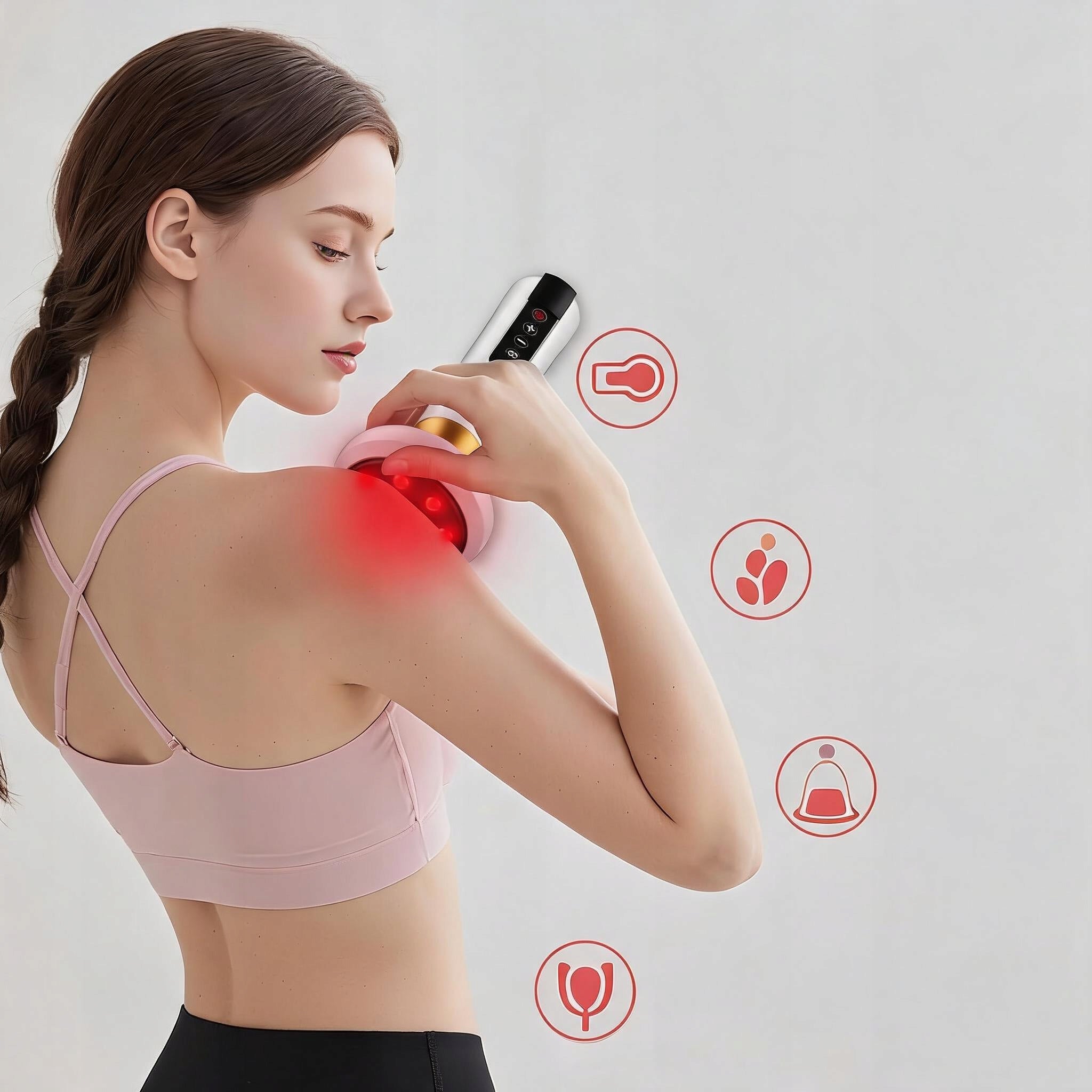 ELECTRIC GUASHA FASCIA MASSAGER FOR 12 ADJUSTMENT HEATING Brand no brand