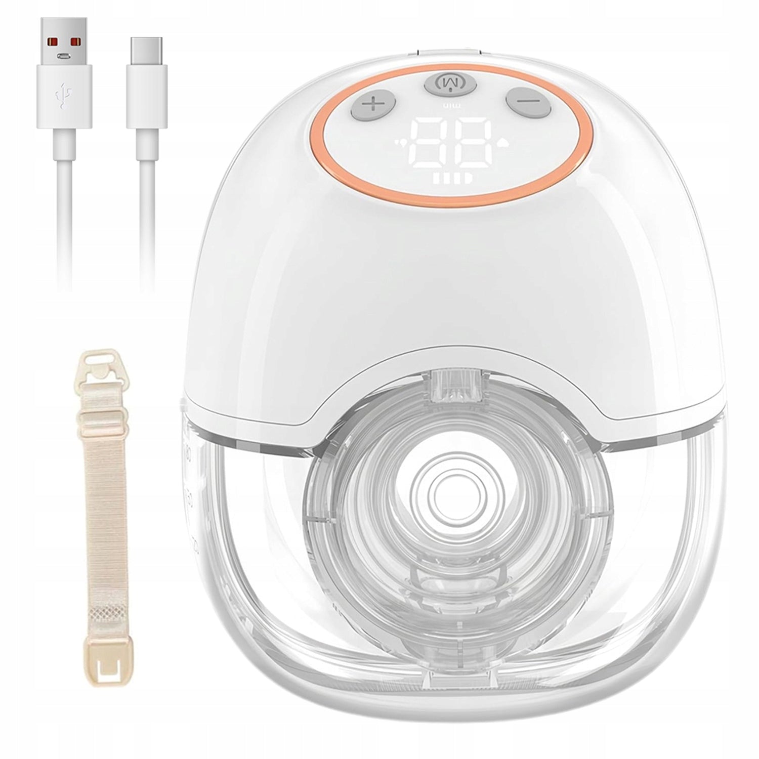 ELECTRIC HAND-FREE WIRELESS BREAST PUMP FOR OFFICE AND TRAVEL