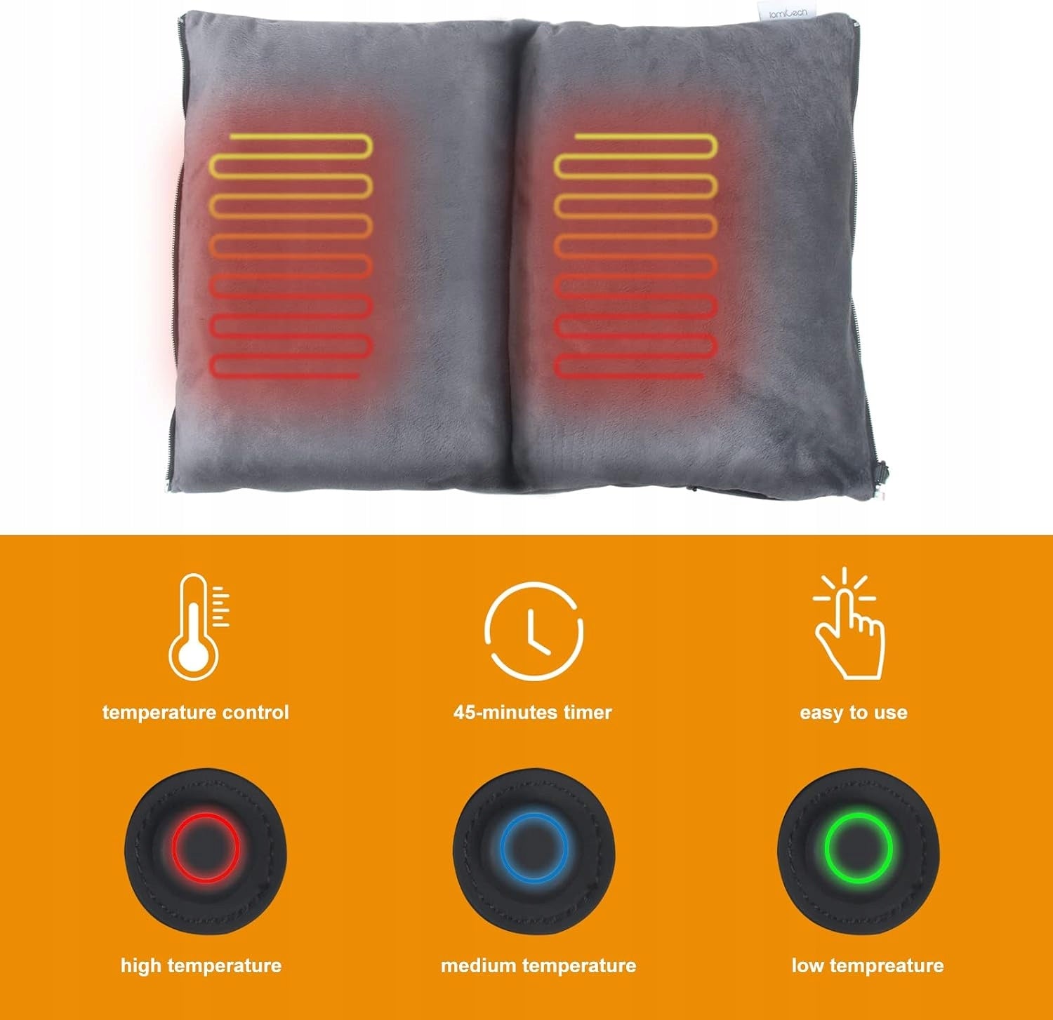 ELECTRIC HAND HEATING CUSHION HEATER LOMITECH Packaging status original