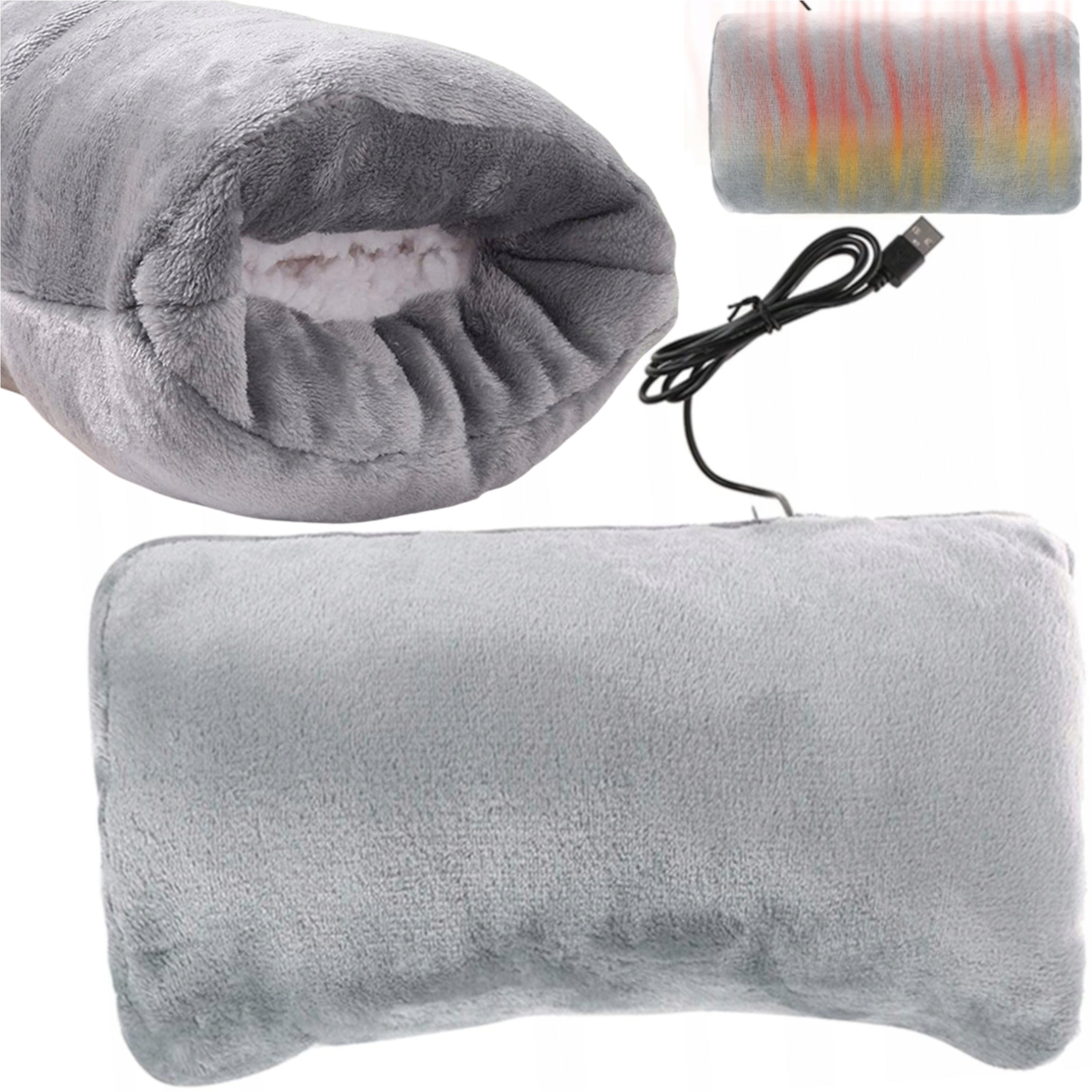ELECTRIC HAND WARMER SOFT AND FLUFFY HAND HOT WATER BOTTLE