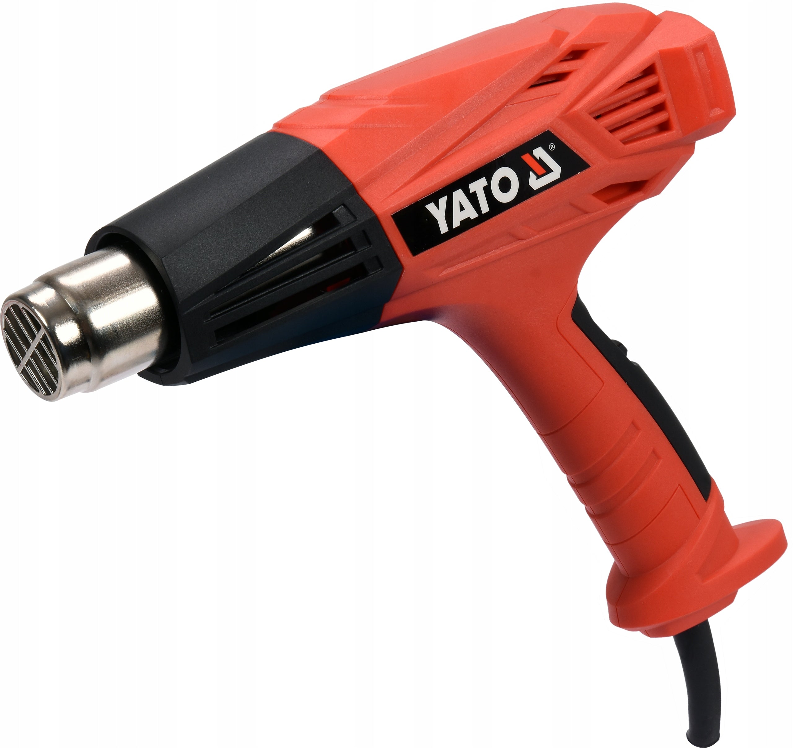 ELECTRIC HEAT GUN 2000W YATO ADJUSTABLE 2 GEARS 450-600°C 4 NOZZLES Brand Yato