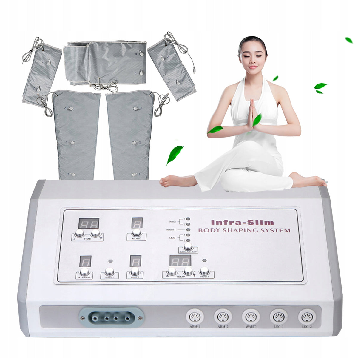 ELECTRIC HEAT SLIMMING SUIT INFRARED HEAT FOR MASSAGE, AND SHAPE Packaging status original