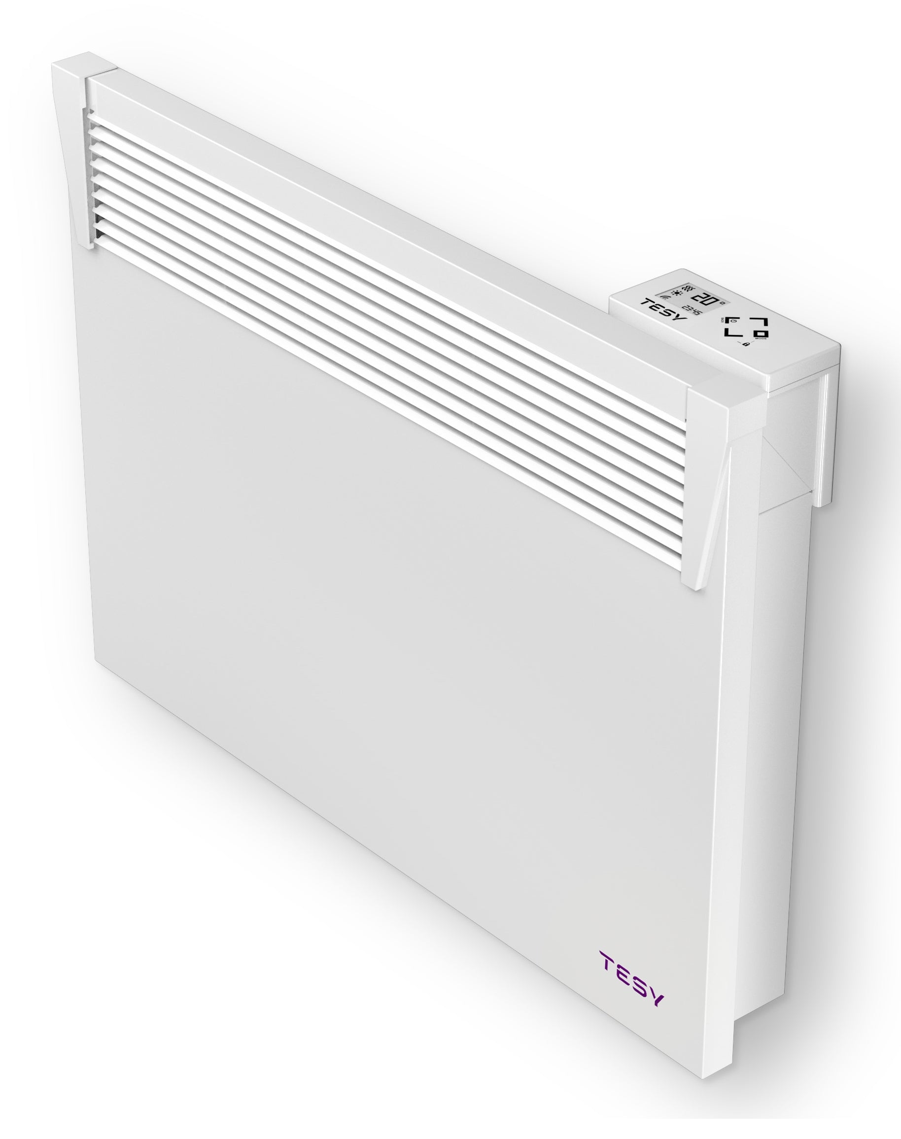 ELECTRIC HEATER 500W CONVECTOR THERMOSTAT LED WIFI DISPLAY WHITE Brand Tesy