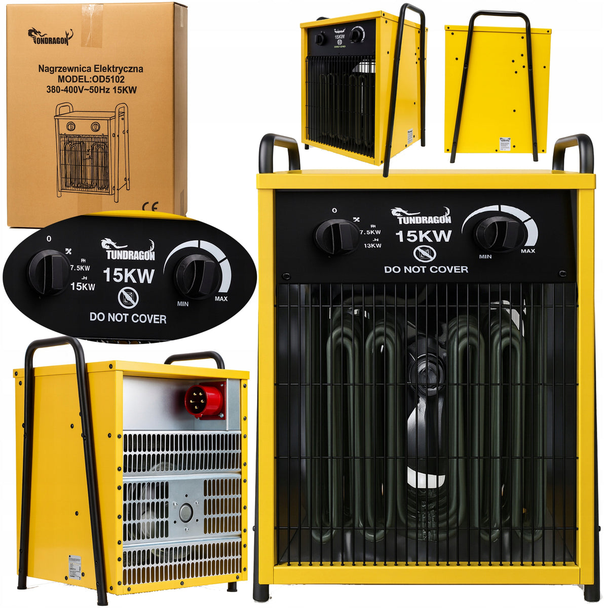 ELECTRIC HEATER BLOWER FARELKA RADIATOR 15kW 400V POWER 15000W