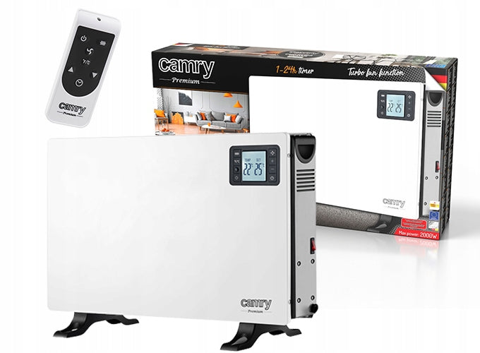 ELECTRIC HEATER CONVECTOR TIMER THERMOSTAT APRON 2000W LED REMOTE CONTROL EAN (GTIN) 5902934837392