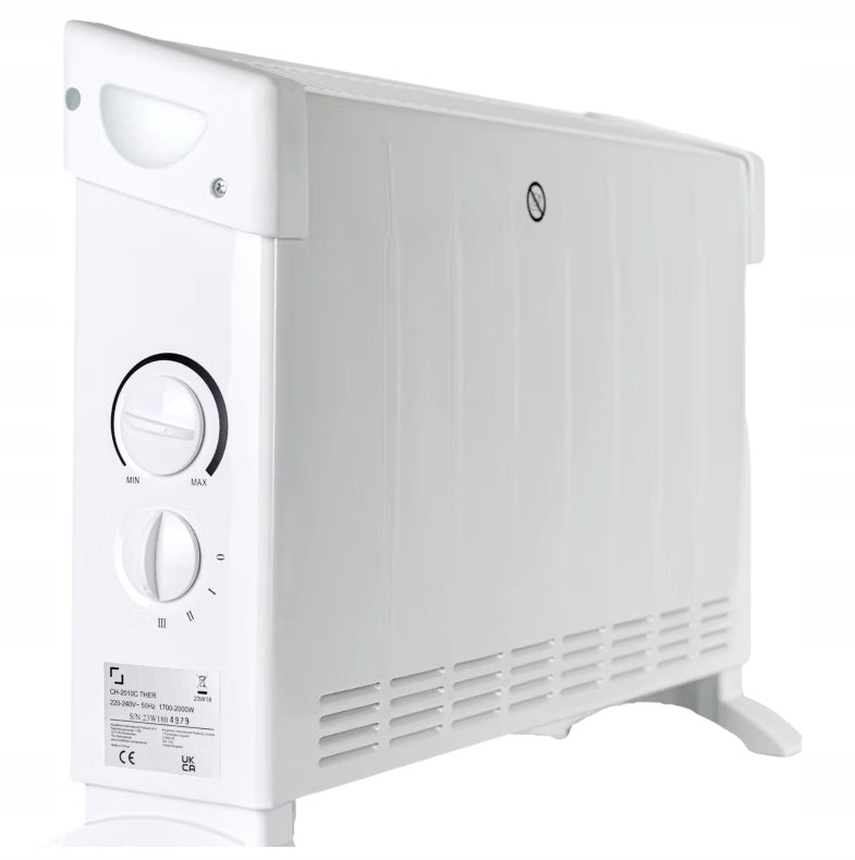 ELECTRIC HEATER CONVECTOR WITH THERMOSTAT POWERFUL 750 - 2000W Manufacturer code 825005