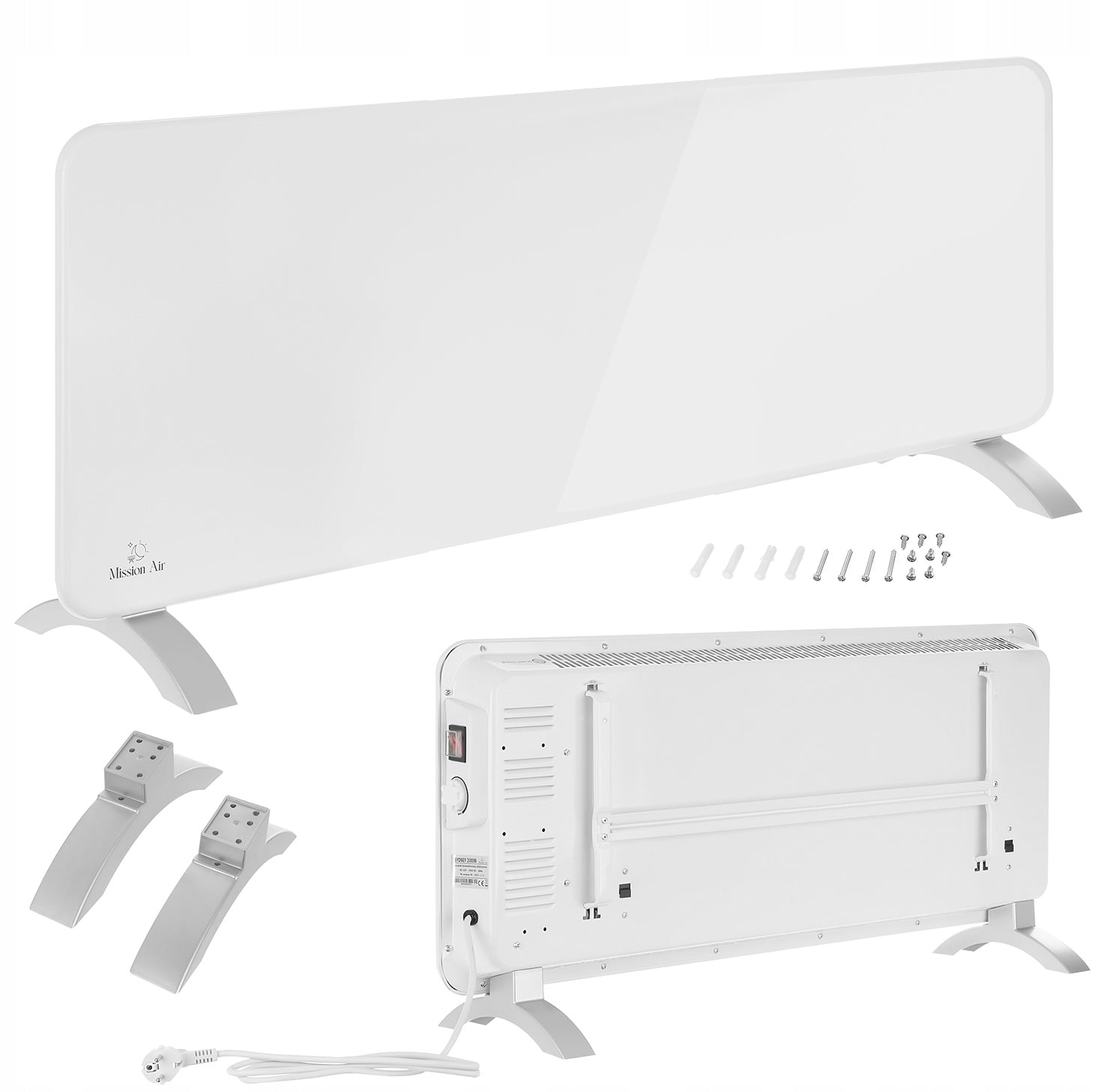 ELECTRIC HEATER Convector SYDNEY ENERGY SAVING Thermostat 2000W