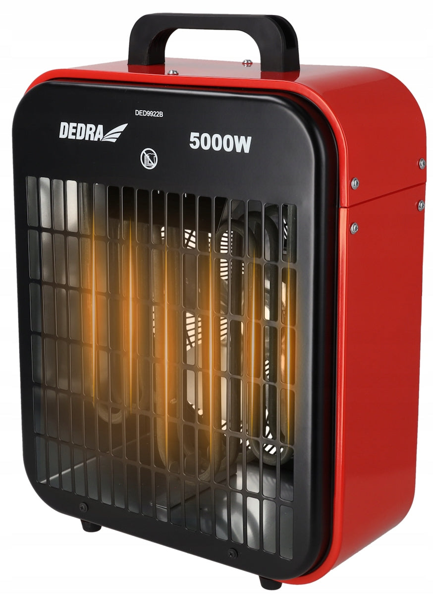 ELECTRIC HEATER DEDRA APRON BLOWER RADIATOR THERMOSTAT 5 KW 400V Brand Dedra