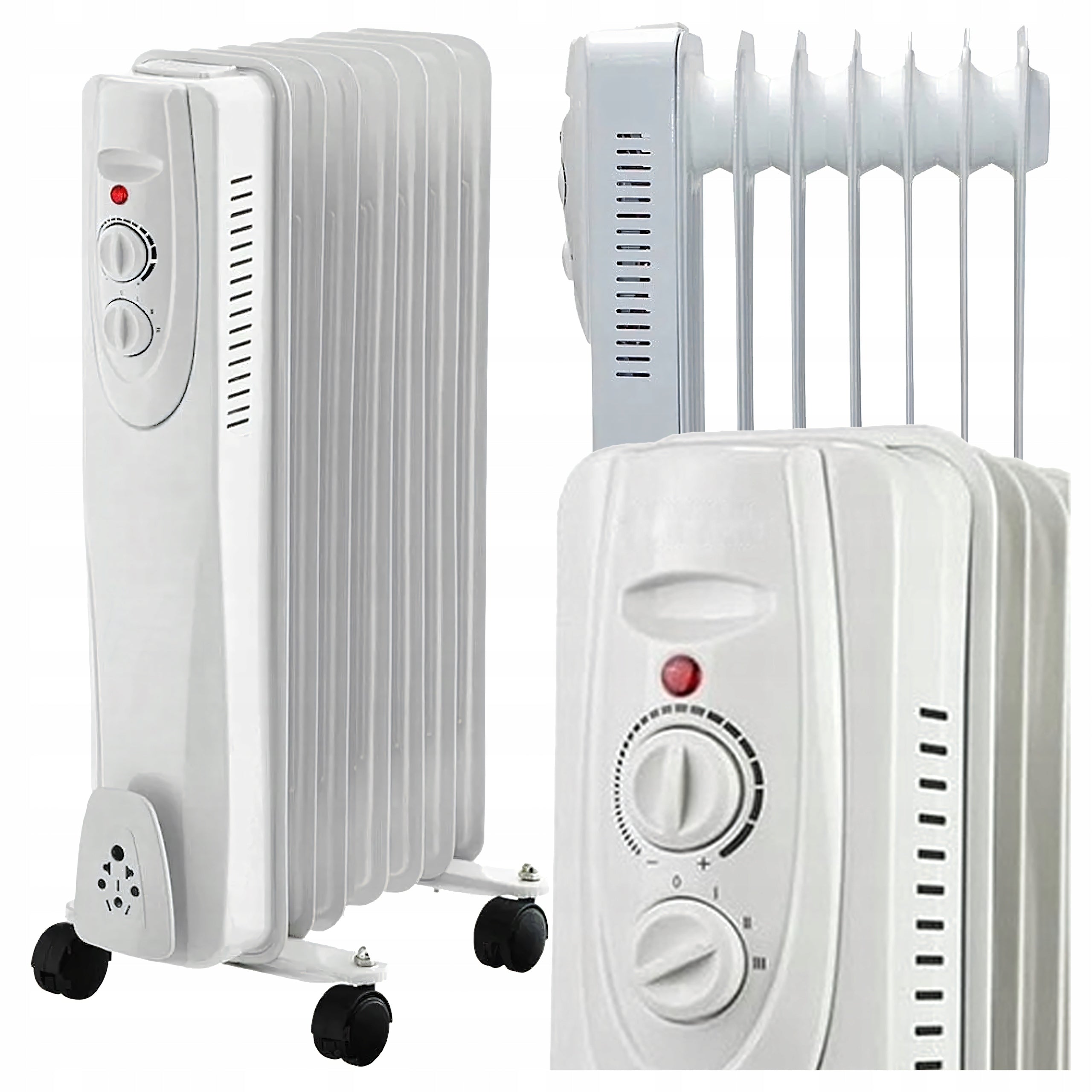 ELECTRIC HEATER FAN 600W APRON PORTABLE FAN WHITE