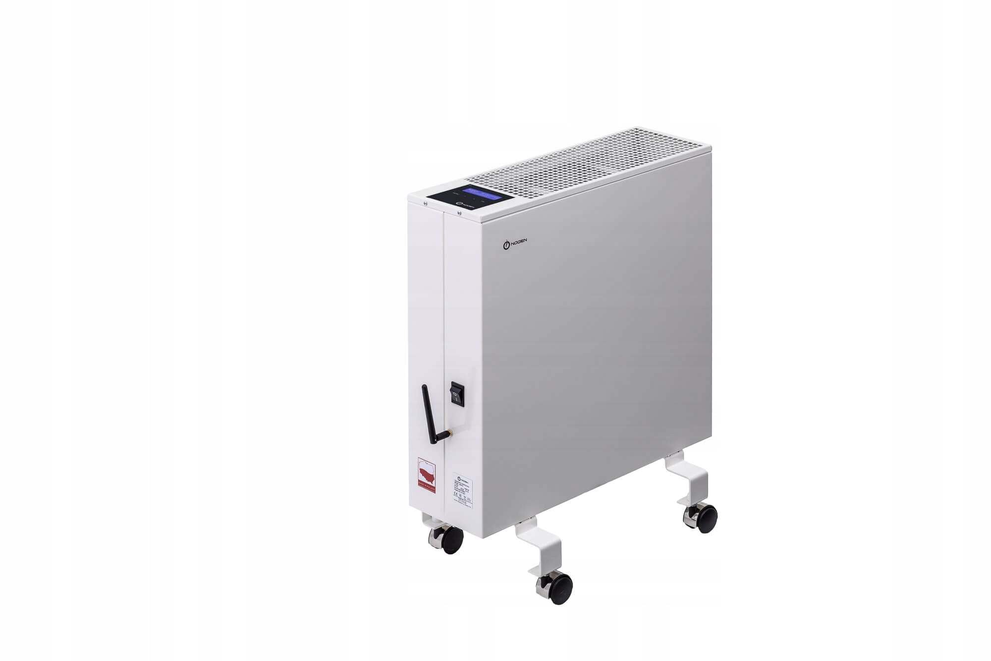 ELECTRIC HEATER NOGEN 1000W-18m2/45m3 MOBILE ENERGY EFFICIENT Depth 150 mm