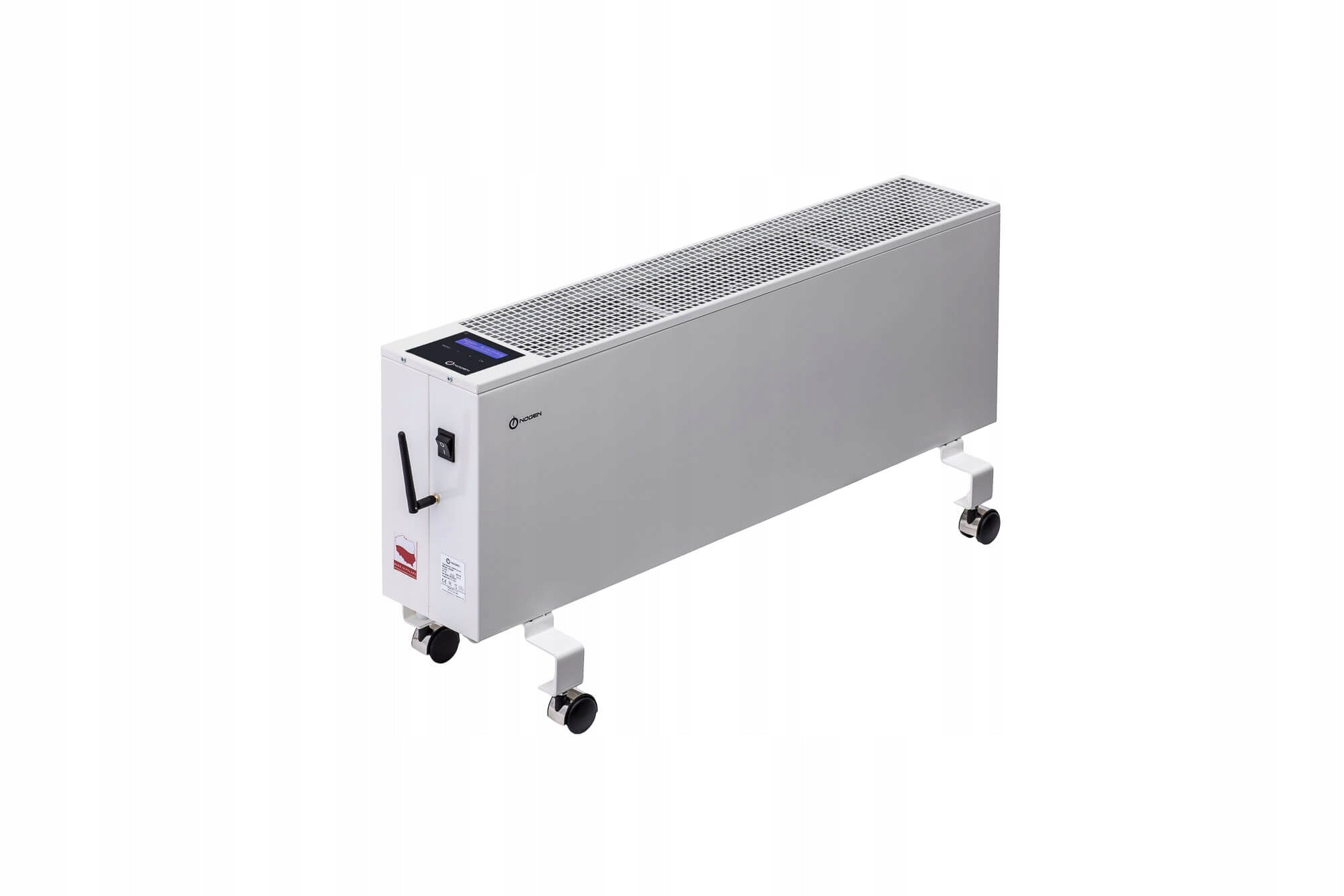 ELECTRIC HEATER NOGEN 1000W-20m2/50m3 MOBILE ENERGY EFFICIENT Depth 150 mm
