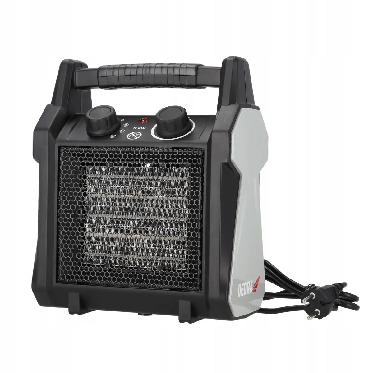 ELECTRIC HEATER PTC 3,0KW HEATING + THERMOSTAT 3 OPERATING MODES 230V Brand Dedra