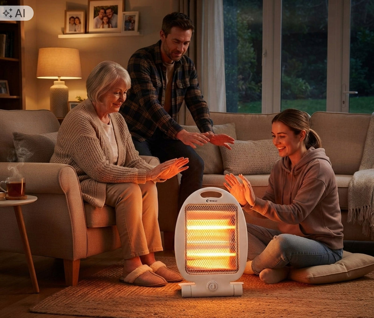 ELECTRIC HEATER QUARTZ INFRARED HEATER FARELKA 800W Packaging status original