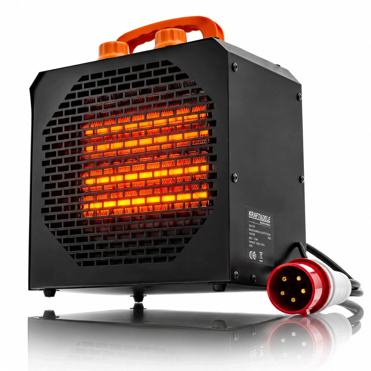 ELECTRIC HEATER WITH AIR SUPPLY HEATER FARELKA 5500W THERMOSTAT BY FORCE