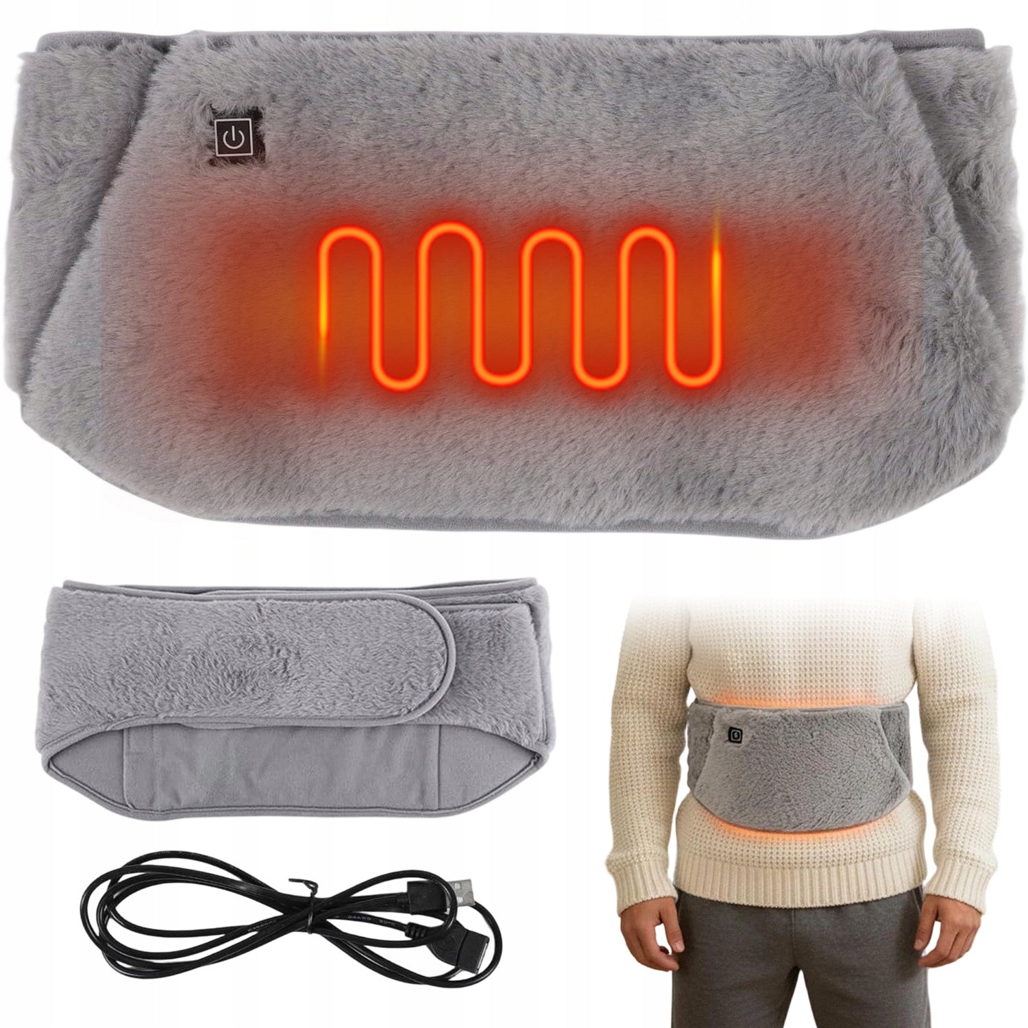 ELECTRIC HEATING BELT SILICONE HEATING BELT WARMING