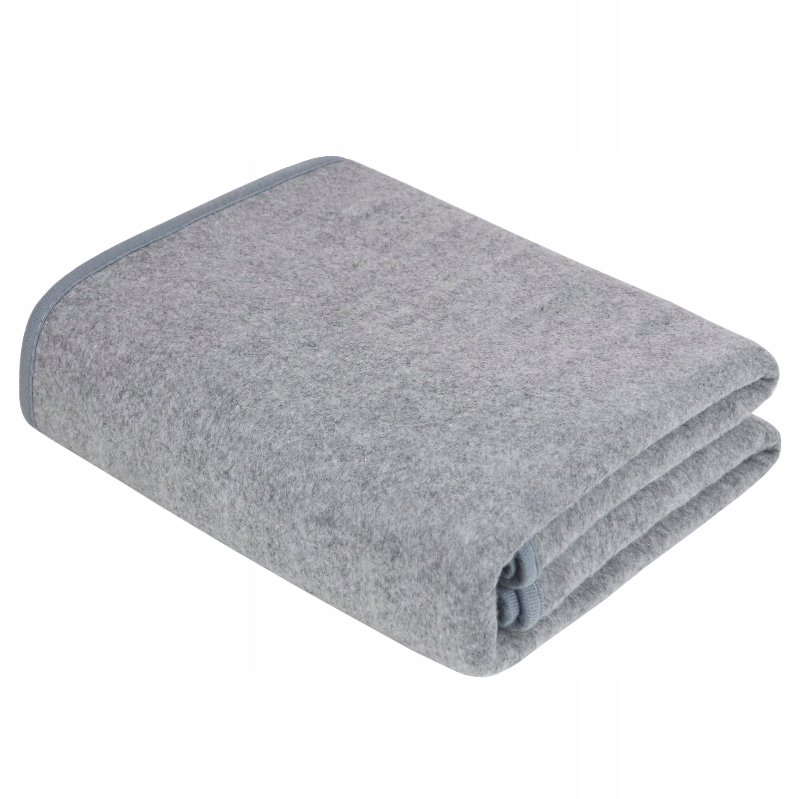 ELECTRIC HEATING BLANKET 160x130 CM HEATING MAT REMOTE CONTROL TIMER Color gray