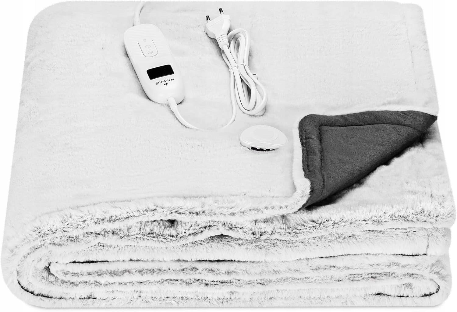 ELECTRIC HEATING BLANKET NAVARIS 180X130 CM COMFORTABLE HEATING MAT COZY
