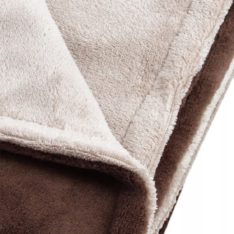 ELECTRIC HEATING BLANKET TWO-TONE 160X120 Color brown