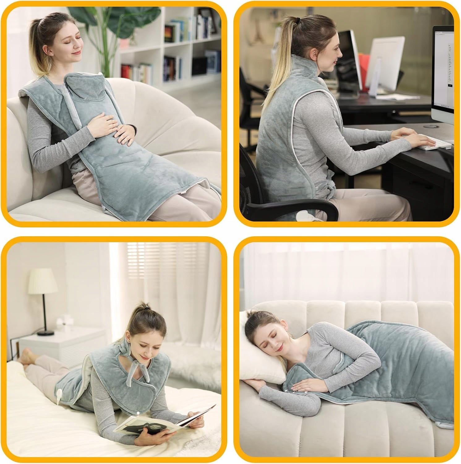 ELECTRIC HEATING PAD FOR BACK 60X108 6 HEAT LEVELS Medical device yes