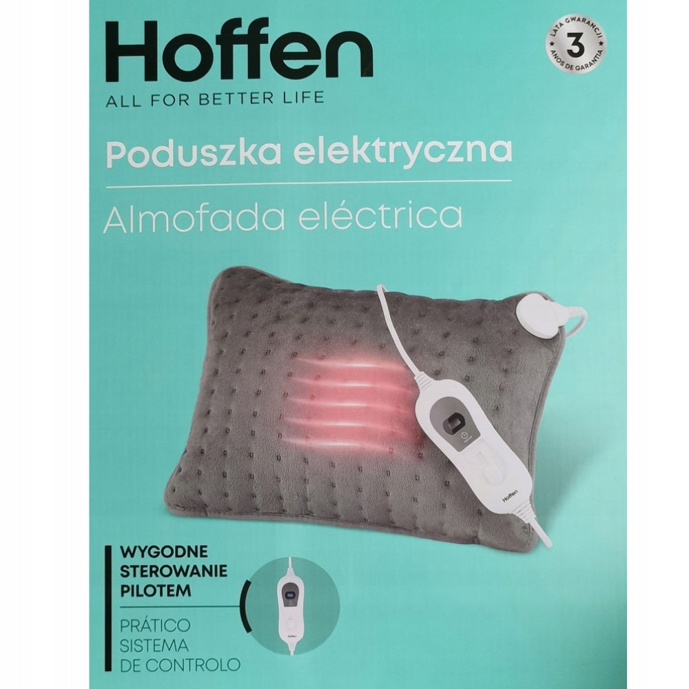 ELECTRIC HEATING PAD HOFFEN 100W ADJUSTABLE TEMPERATURE Color gray