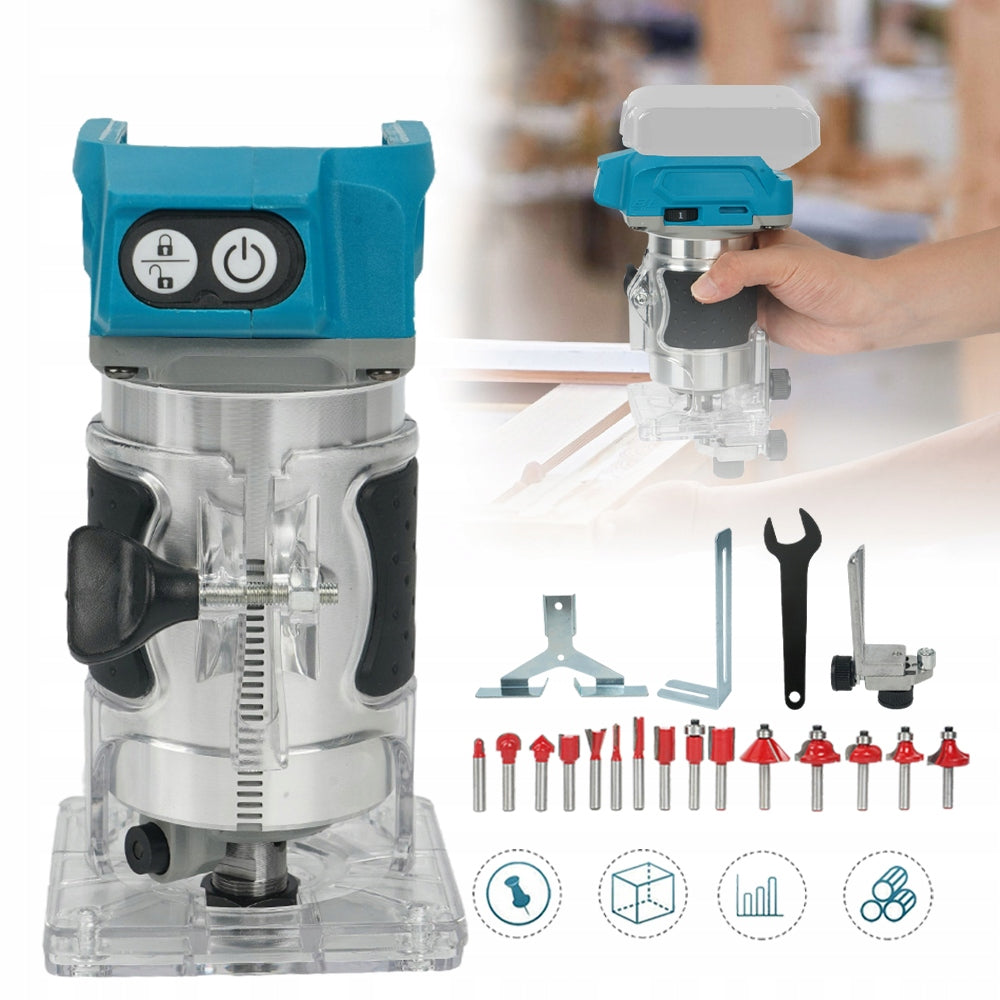 ELECTRIC HIGH-SPINDLE MILLING MACHINE FOR EDGE WITH A SET OF CUTTERS