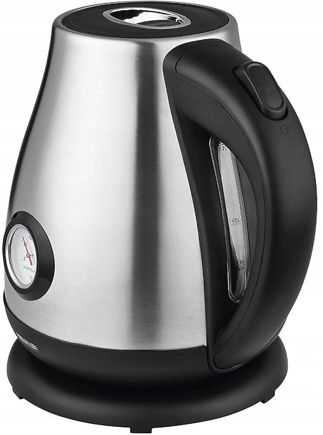 ELECTRIC KETTLE 1,7L 2000W STEEL THERMOMETER BASE 360° FILTER Model JK 3002