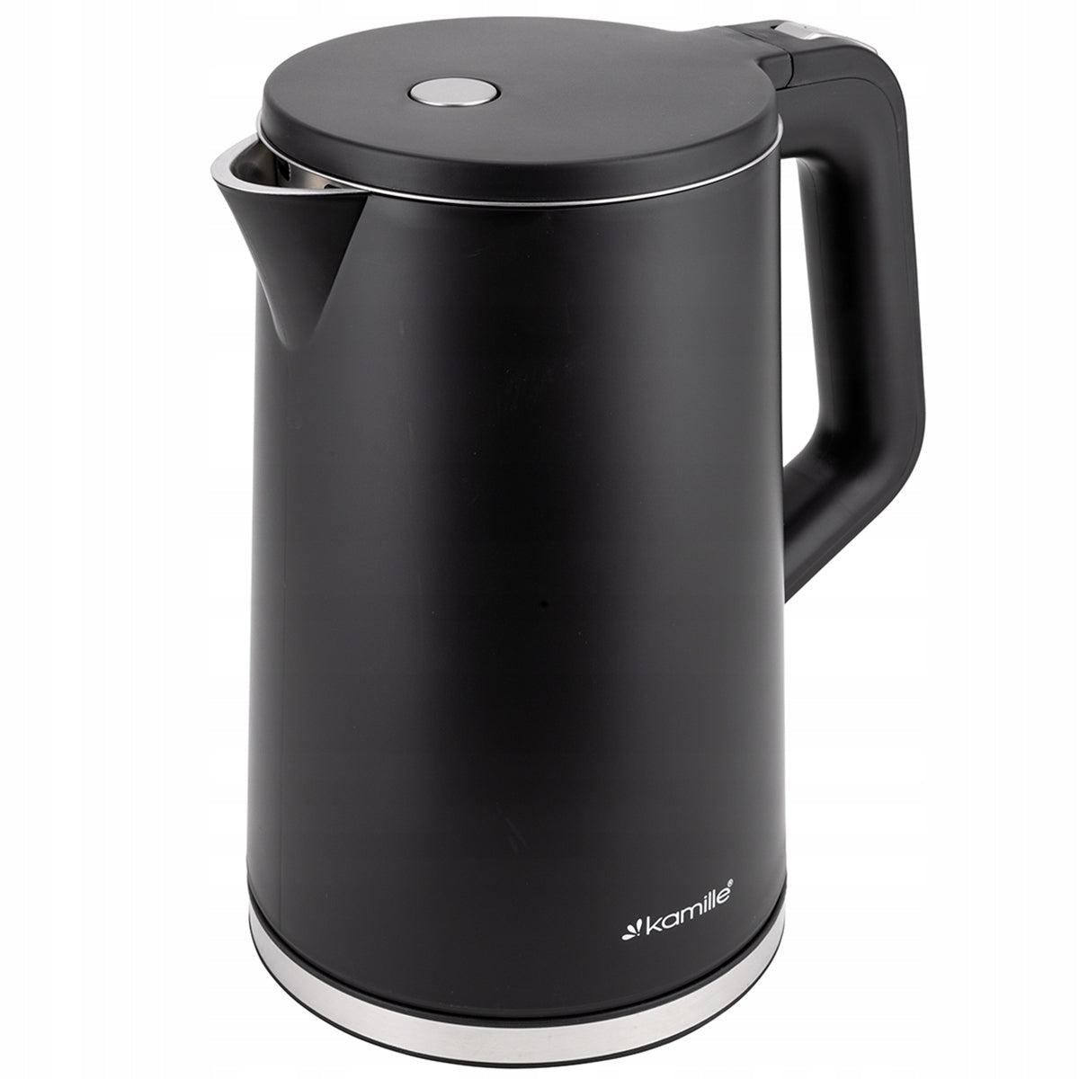 ELECTRIC KETTLE 1,7L BLACK MESH FILTER ROTATING BASE KAMILLE Model KM1707B