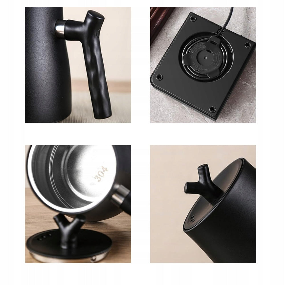 ELECTRIC KETTLE 1L 1000W BLACK 7 TEMPERATURE CONTROL GOOSENECK Capacity 1 l